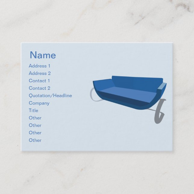 Couch - Chubby Business Card (Front)