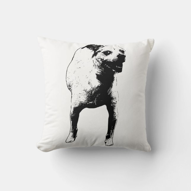 Couch Companion, Pup Cushion (Front)