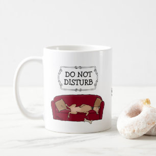 Couch Greyhound (fawn) Dog Lazy Sleeping Funny Coffee Mug