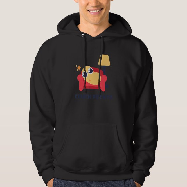 Couch Potato For Men Women And Kids Hoodie (Front)
