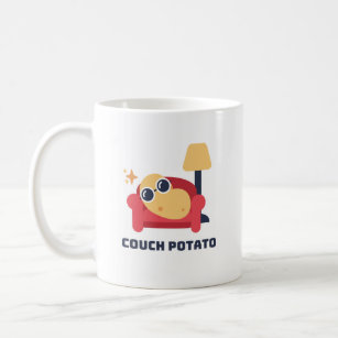 Couch potato funny personalized coffee mug