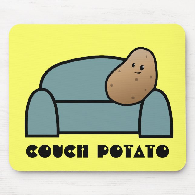 Couch Potato Mouse Mat (Front)