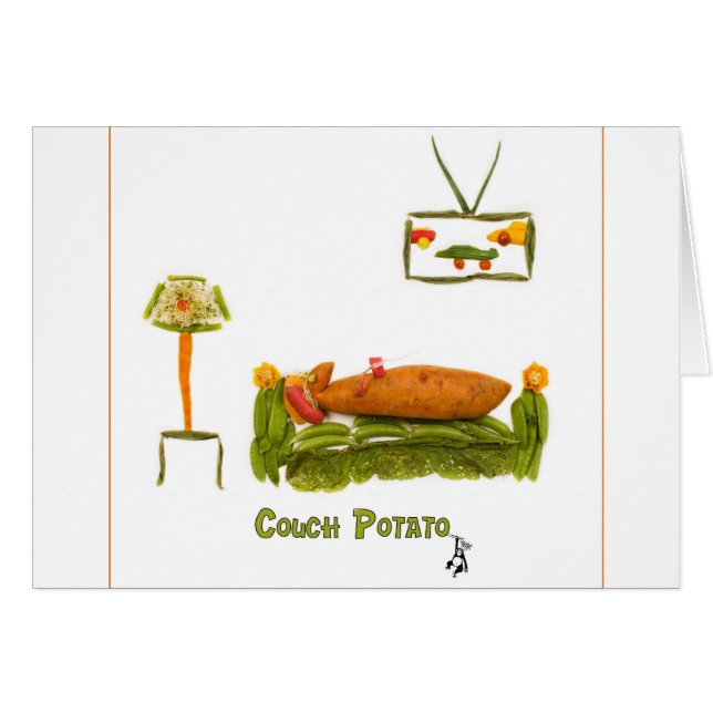 Couch Potato with border (Front Horizontal)