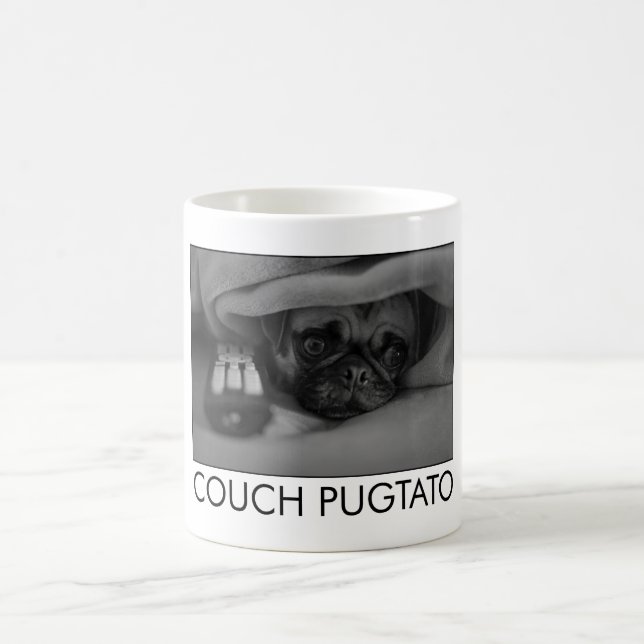 COUCH PUGTATO POTATO PUG COFFEE MUG (Center)
