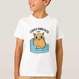 Couch Purrtato Funny Potato Pun  T-Shirt