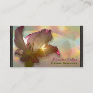 couché du sol Elegant Floral Professional Standar Business Card