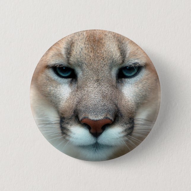 COUGAR 6 CM ROUND BADGE (Front)