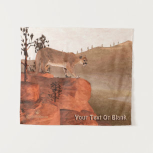 Cougar - Concentration Tapestry