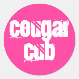 Cougar Cub Classic Round Sticker