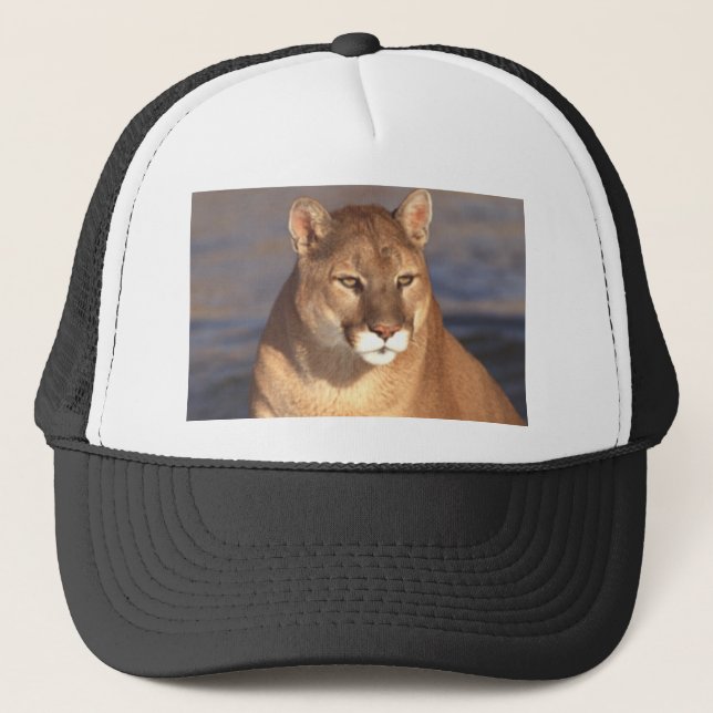 Cougar Face Trucker Hat (Front)