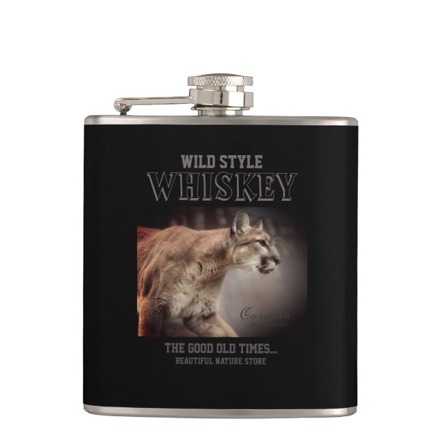 Cougar：Flask Hip Flask (Front)