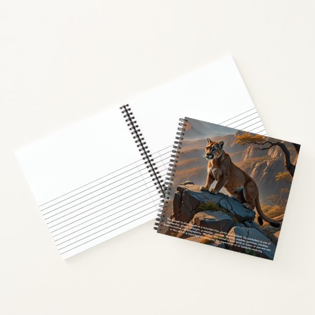 Cougar Hardcover Notebook (Inside)