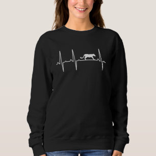 Cougar Heartbeat  For Men Women Puma Animal Sweatshirt