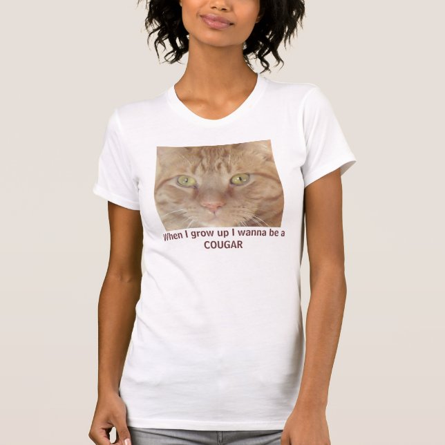 Cougar Humour T-Shirt (Front)