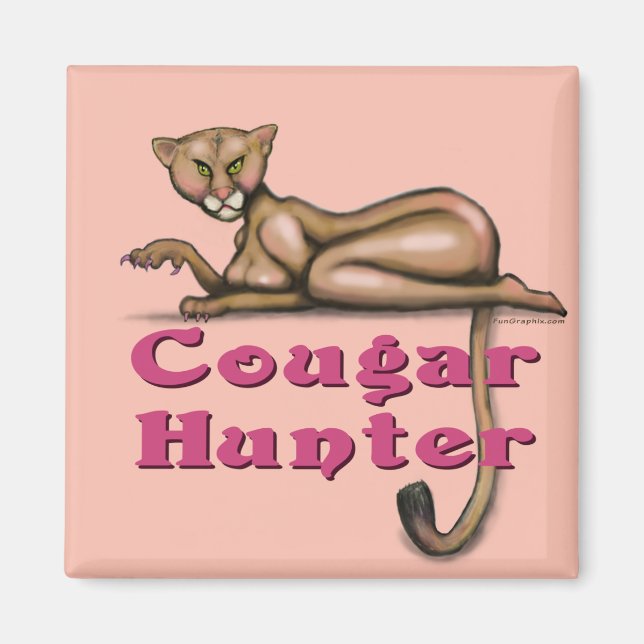 Cougar Hunter Magnet (Front)