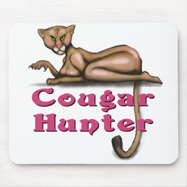 Cougar Hunter Mouse Mat (Front)