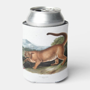 Cougar Hunting Camping Deco Gifts Can Cooler