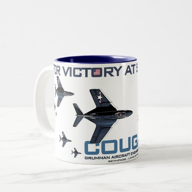 COUGAR II Two-Tone COFFEE MUG (Front Left)