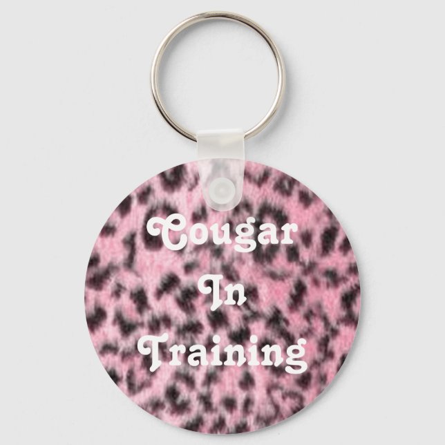 Cougar In Training Key Ring (Front)