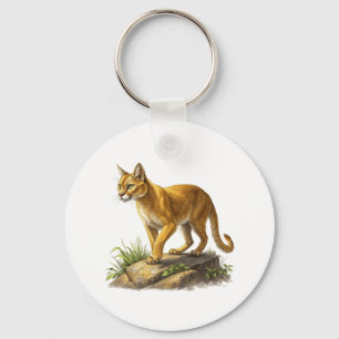 Cougar Key Ring