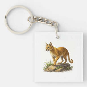 Cougar Key Ring
