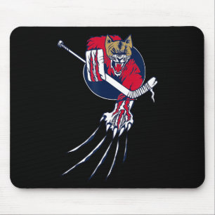 Cougar Lion Beast Ice Hockey Goalie Cat Original G Mouse Mat
