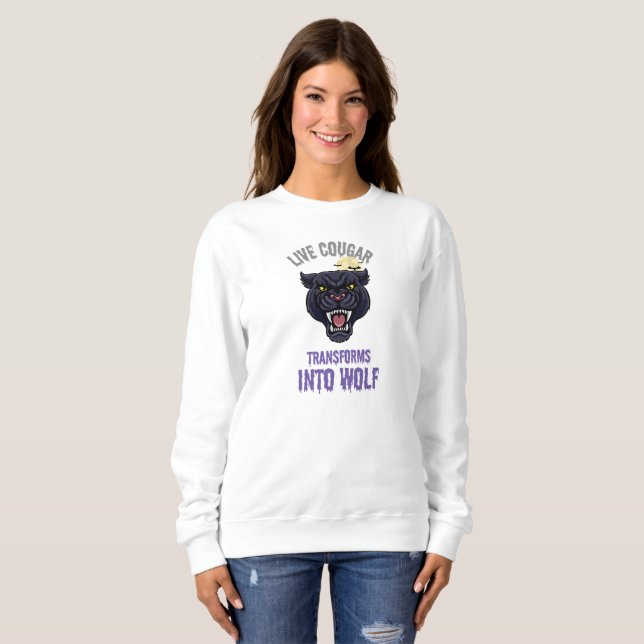 cougar live  sweatshirt (Front Full)