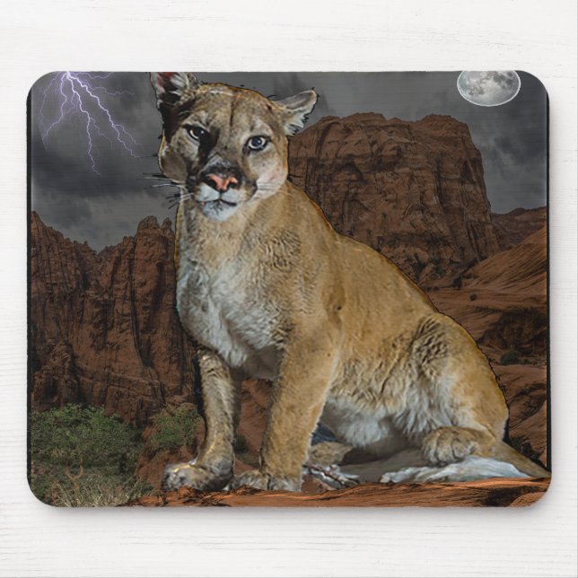 Cougar Mouse Mat (Front)