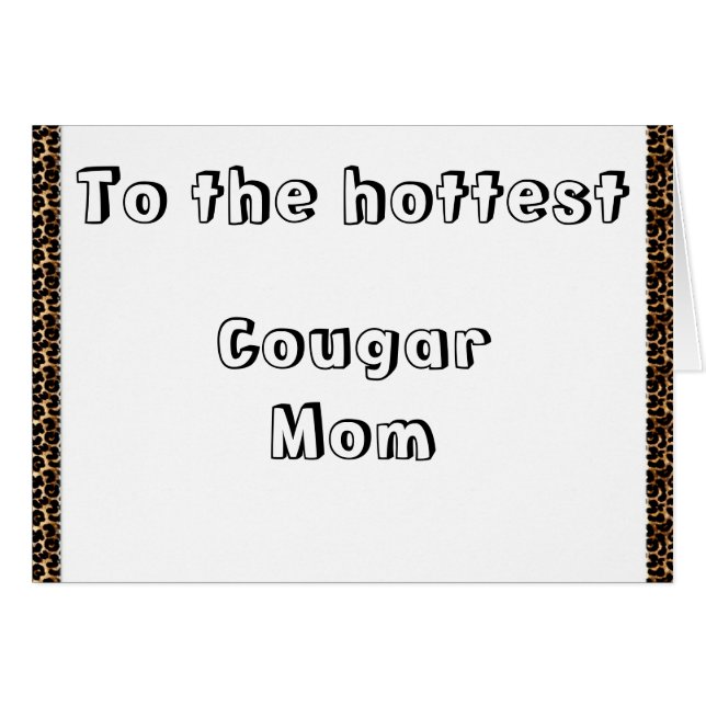 Cougar Mum (Front Horizontal)