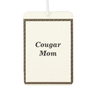Cougar Mum Air Freshner Car Air Freshener