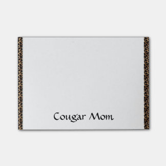 Cougar Mum Post It Notes