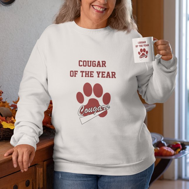Cougar of the Year Funny Dark Red T-Shirt (Creator Uploaded)