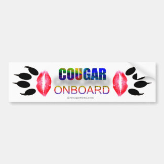 "Cougar Onboard" Bumper Sticker