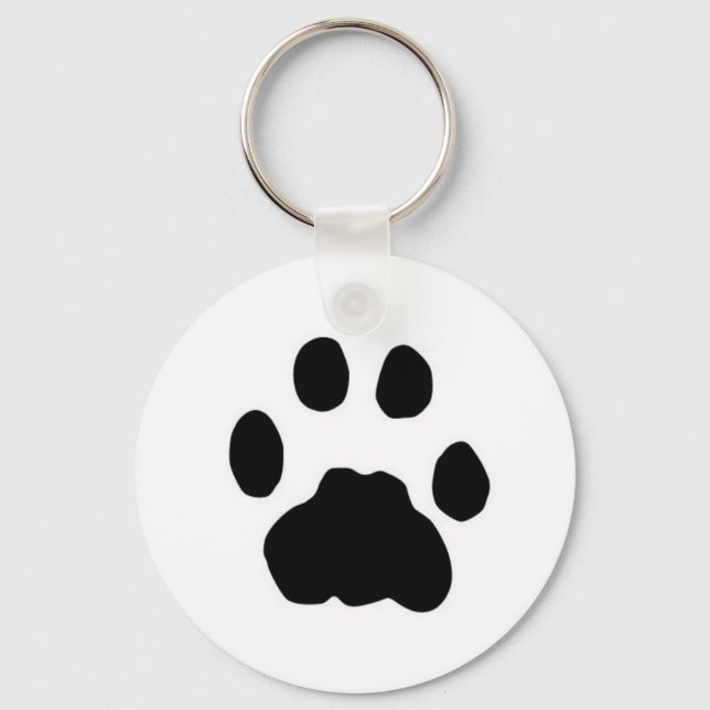 COUGAR PAW PRINT KEY RING (Front)