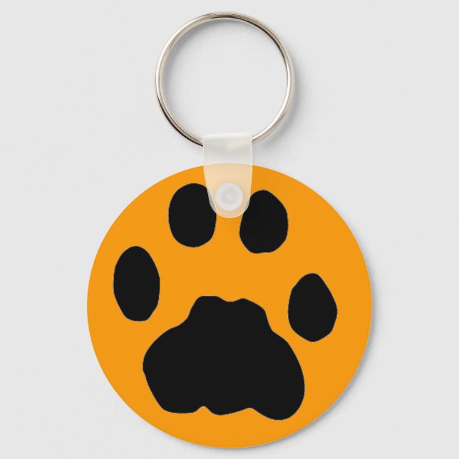 COUGAR PAW PRINT KEY RING (Front)