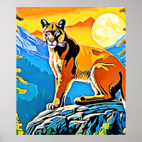 Cougar Peak: Mountain Majesty Art