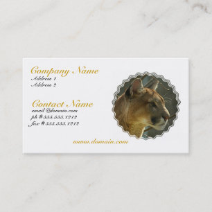 Cougar Puma Business Card