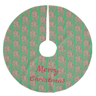 Cougar Puma Mountain Lion Thunder_Cove Brushed Polyester Tree Skirt