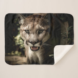COUGAR SHERPA BLANKET