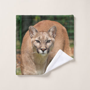 Cougar Wildlife Cat Bathroom Towel Set