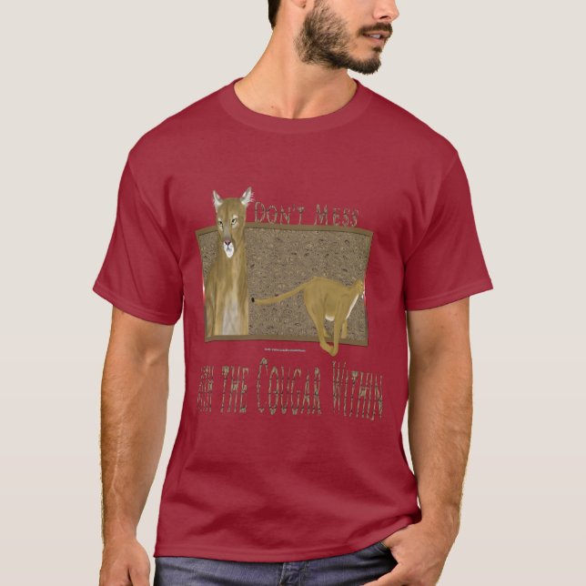 Cougar Within Ladies Long Sleeve Shirt (Front)