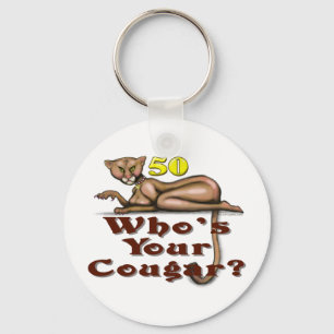 Cougars at 50 key ring