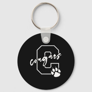 Cougars Bysketbyll Player Kids Key Ring
