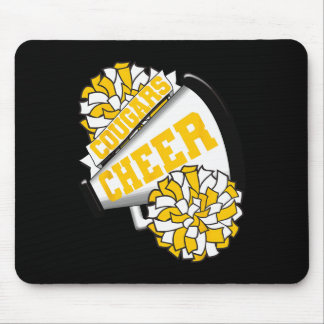Cougars Cheer Ck To School Cheerleading Spirit Gy Mouse Mat