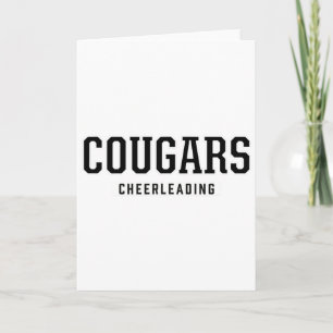 Cougars Cooper High School Cheerleading  Card