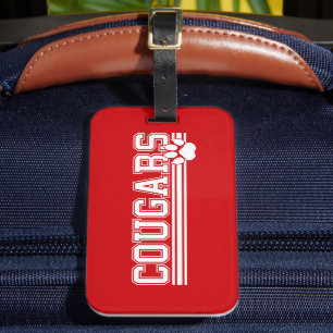 Cougars  luggage tag