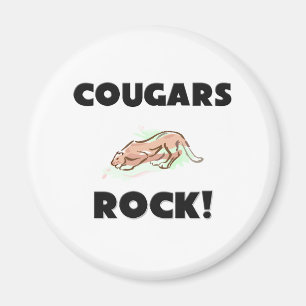 Cougars Rock Magnet