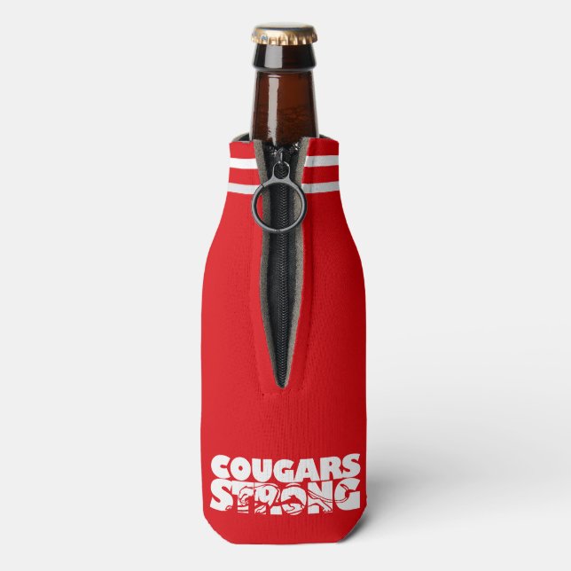 Cougars Strong   Bottle Cooler (Bottle Back)