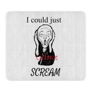 Could Just Scream Thunder_Cove Cutting Board
