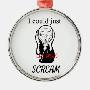 Could Just Scream Thunder_Cove Metal Tree Decoration